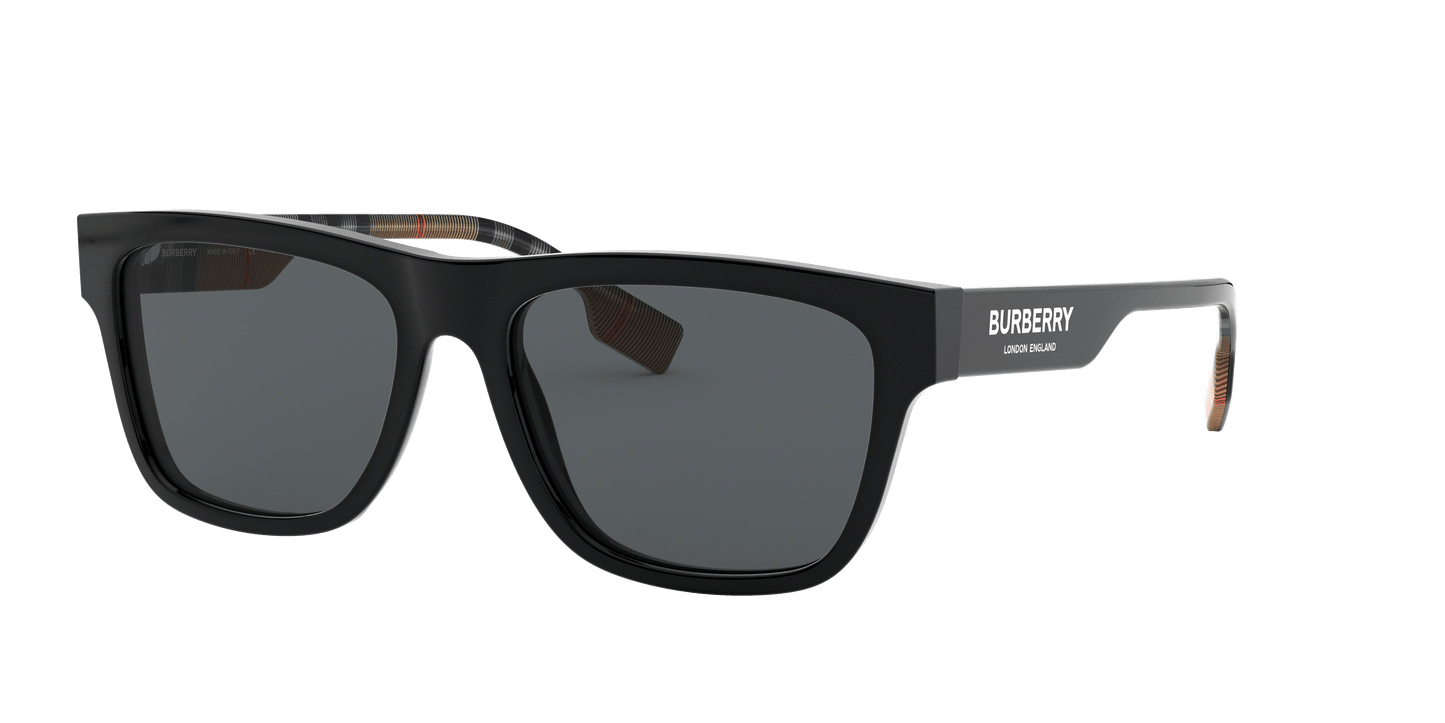 Burberry Sunglasses Black Polarized Grey | BURBERRY BE4293 Black-Polarized Grey