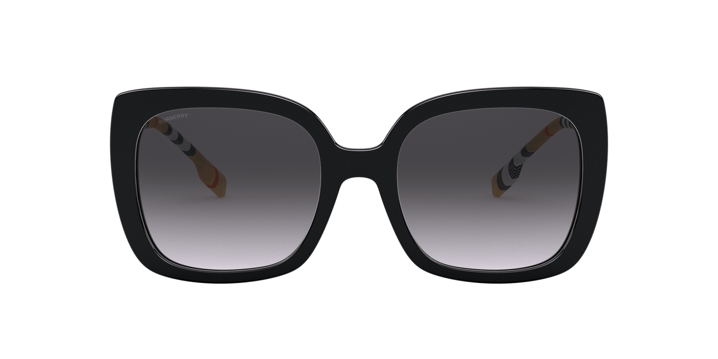 Burberry Sunglasses Black-Grey Gradient | BURBERRY BE4323 Caroll Black-Grey Gradient