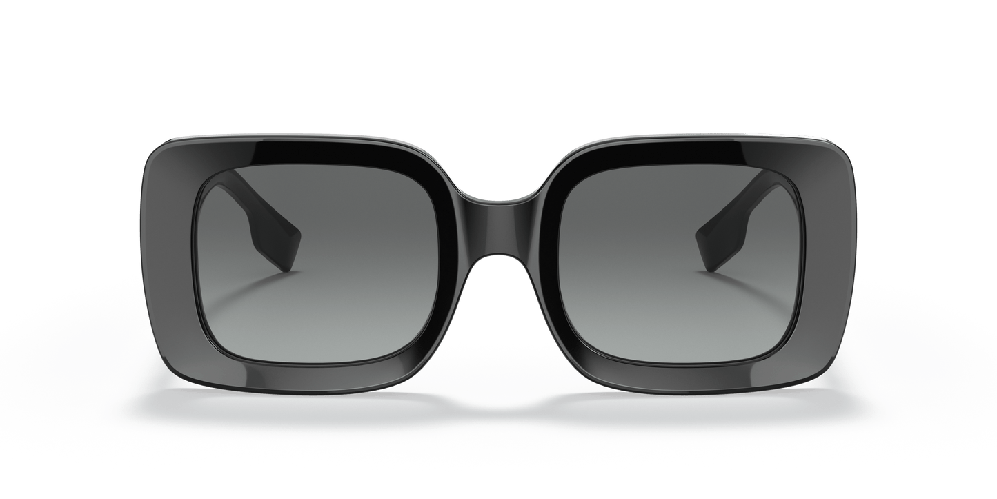 משקפי שמש בורברי שחור-אפור שיפוע | BURBERRY BE4327 Delilah Black-Grey Gradient