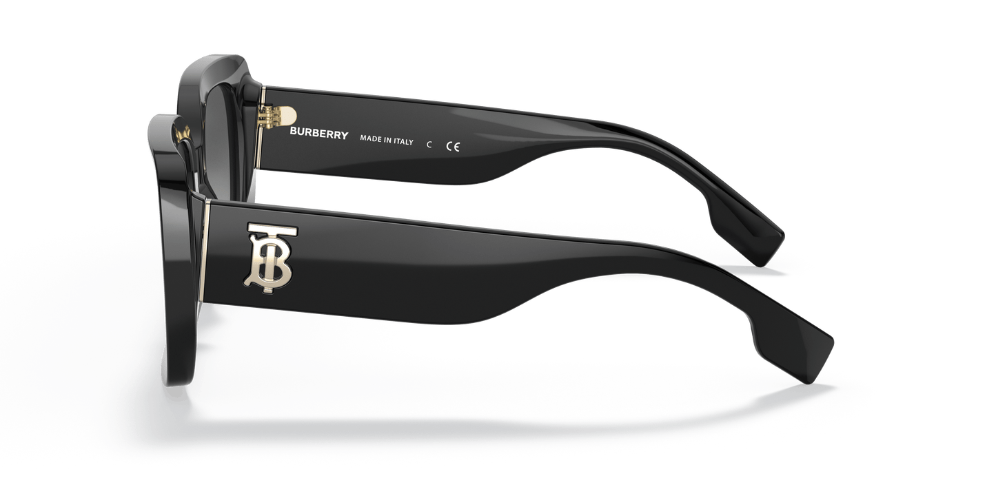משקפי שמש בורברי שחור-אפור שיפוע | BURBERRY BE4327 Delilah Black-Grey Gradient