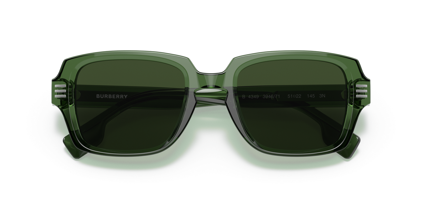 Burberry Sunglasses Green-Dark Green | BURBERRY BE4349 Eldon Green-Dark Green