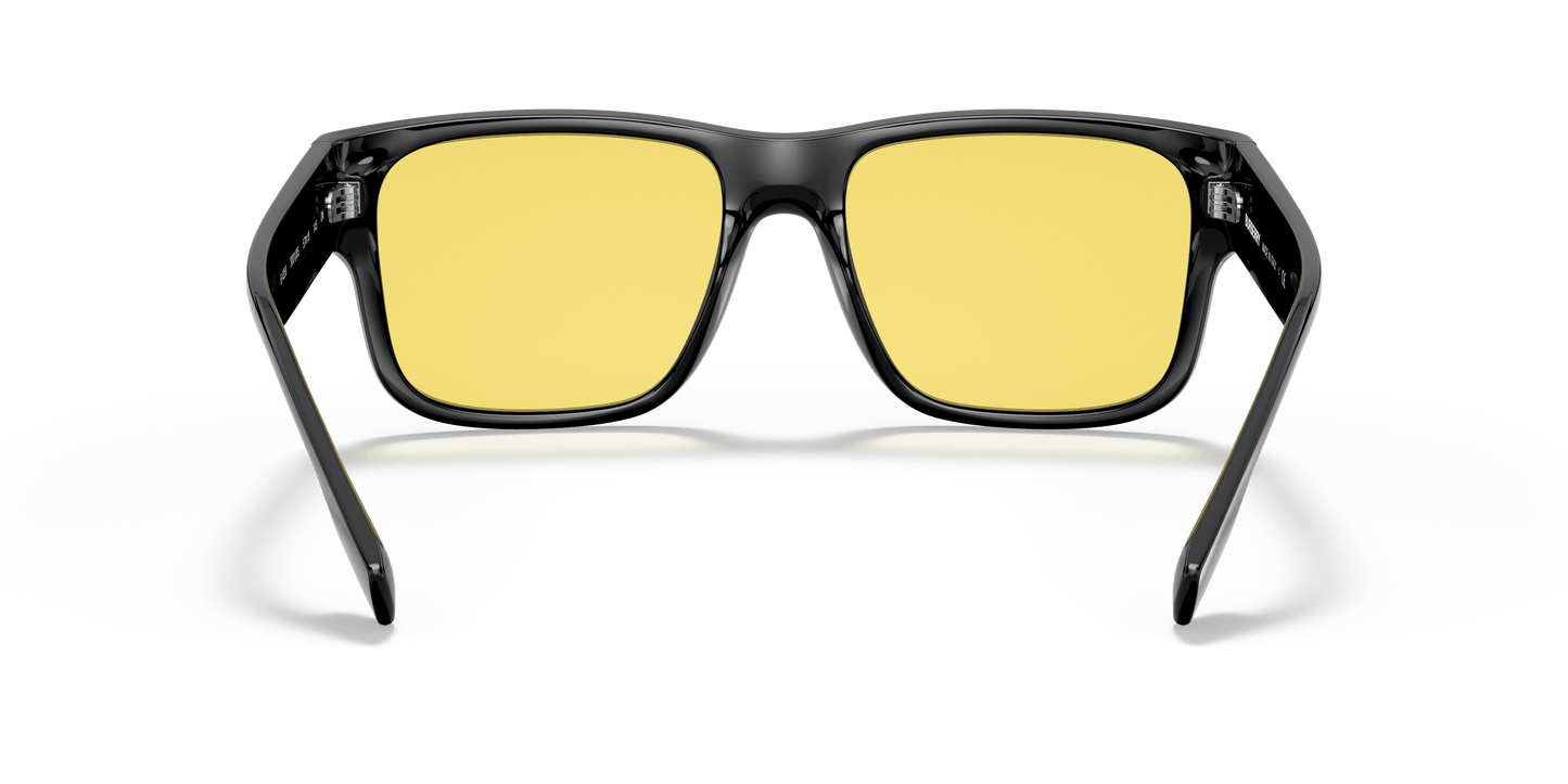 Burberry Sunglasses Black-Yellow | BURBERRY BE4358 Knight Black-Yellow
