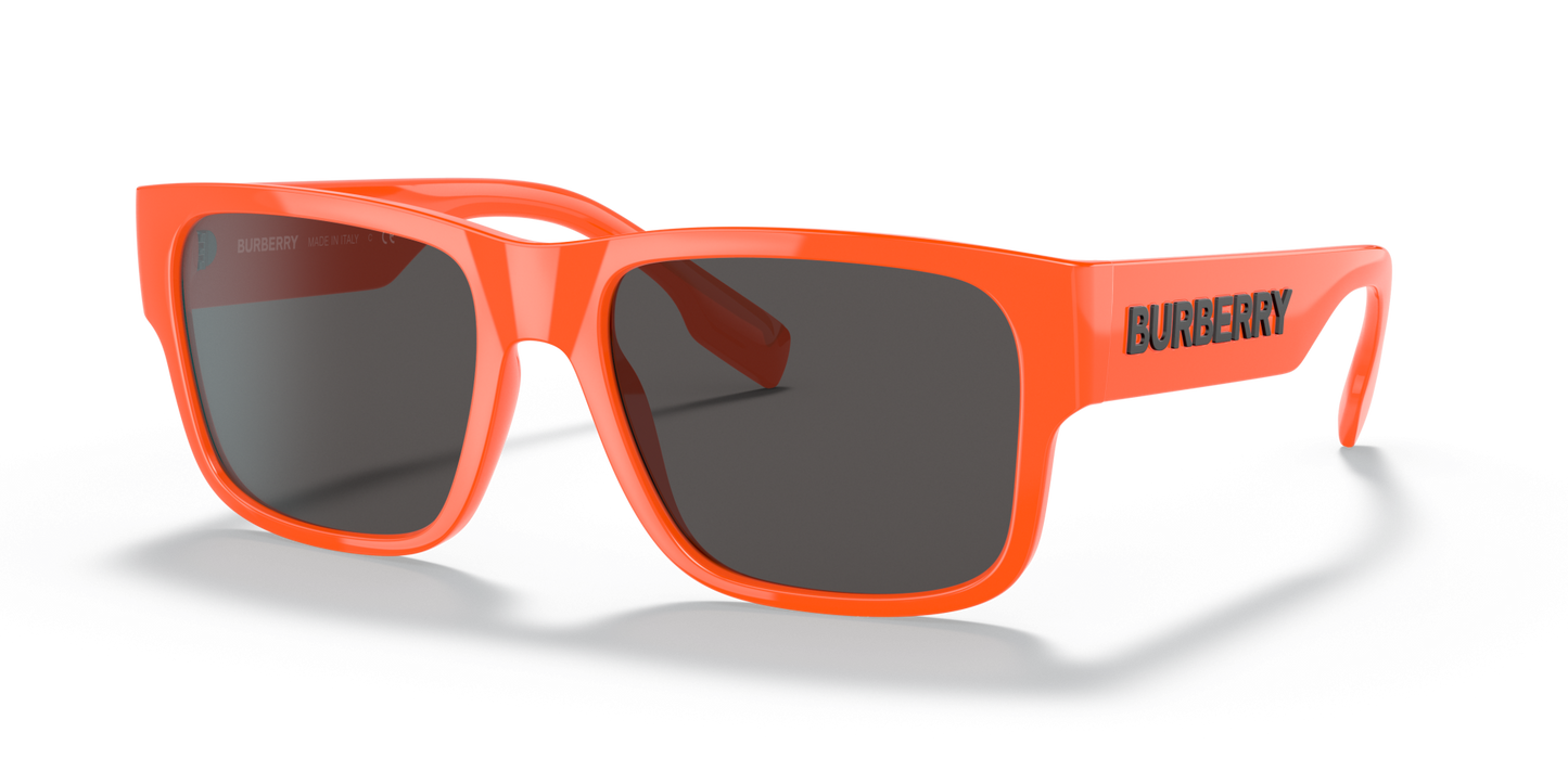 Burberry Sunglasses Orange-Dark Grey | BURBERRY BE4358 Knight Orange-Dark Grey