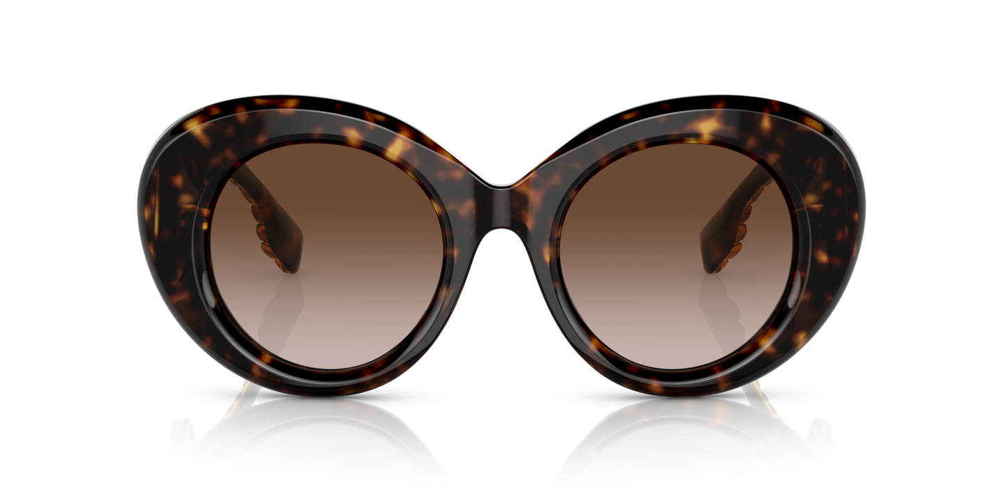 Burberry Sunglasses Dark Havana Brown | BURBERRY BE4370U Margot Dark Havana-Brown Gradient