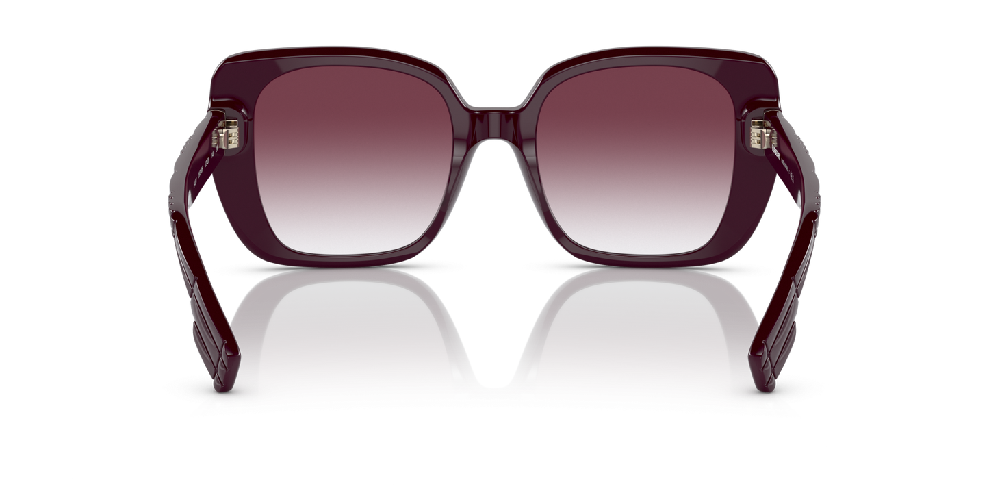 משקפי שמש בורברי שיפוע בורדו-ויולט | BURBERRY BE4371 Helena Bordeaux-Violet Gradient
