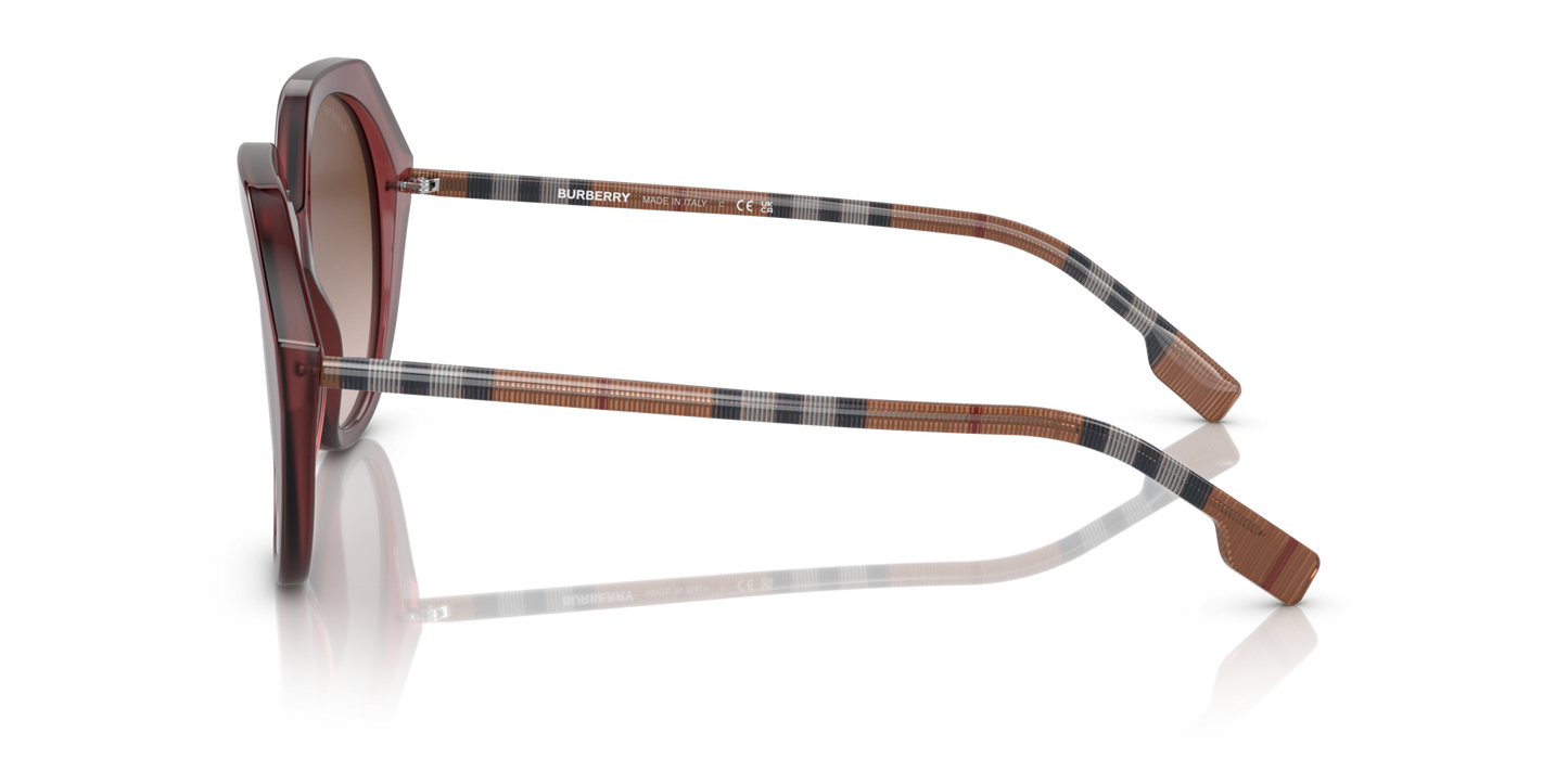 Burberry Sunglasses Bordeaux-Brown Gradient | BURBERRY BE4375 Vanessa Bordeaux-Brown Gradient
