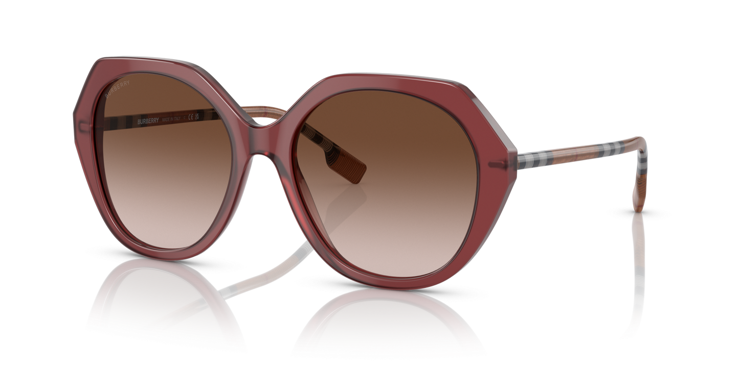 Burberry Sunglasses Bordeaux-Brown Gradient | BURBERRY BE4375 Vanessa Bordeaux-Brown Gradient