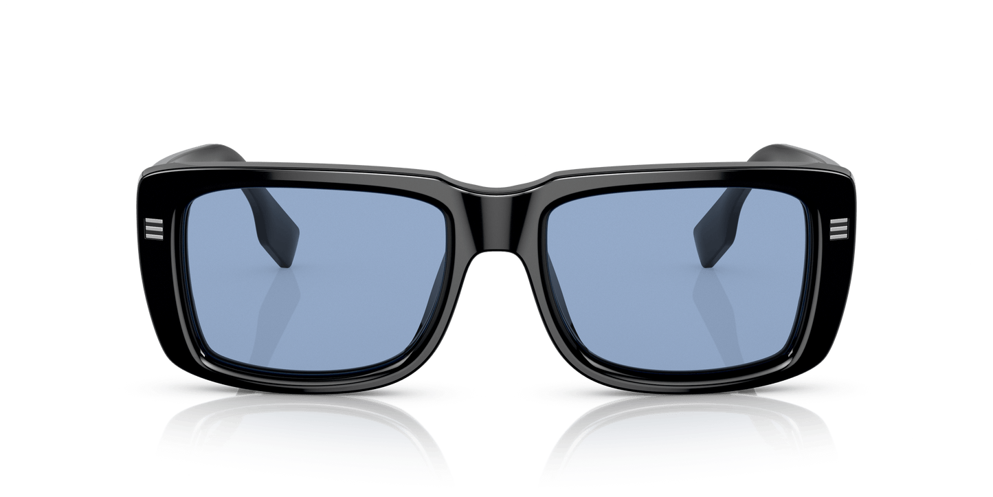 משקפי שמש בורברי שחור-תכלת | BURBERRY BE4376U Jarvis Black-Light Blue