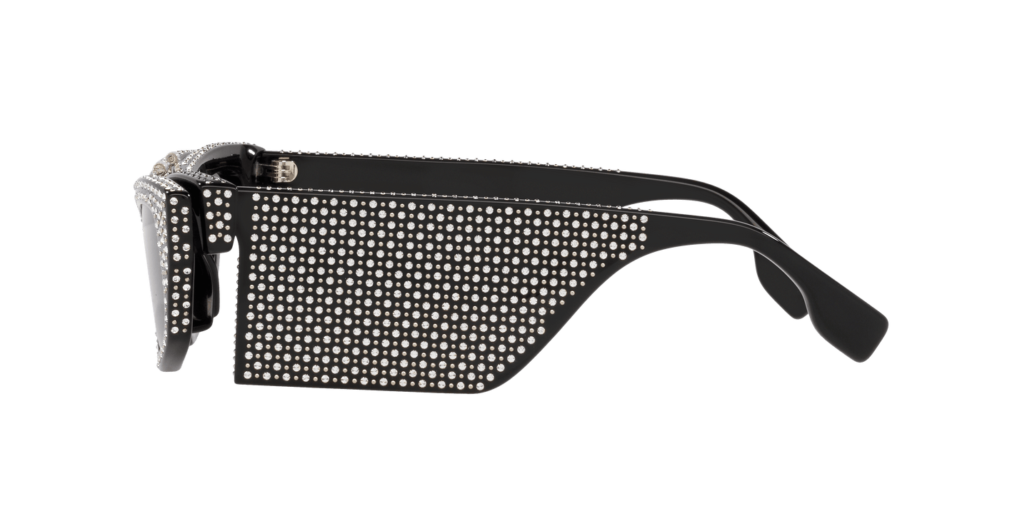 משקפי שמש בורברי שחור-אפור | BURBERRY BE4383 Black-Grey