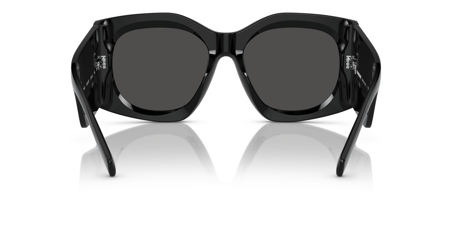 משקפי שמש בורברי שחור-אפור כהה | BURBERRY BE4388U Madeline Black-Dark Grey