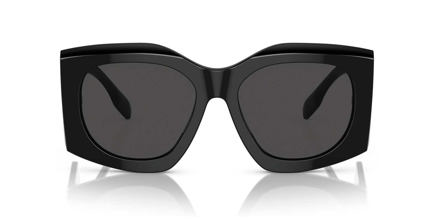 משקפי שמש בורברי שחור-אפור כהה | BURBERRY BE4388U Madeline Black-Dark Grey