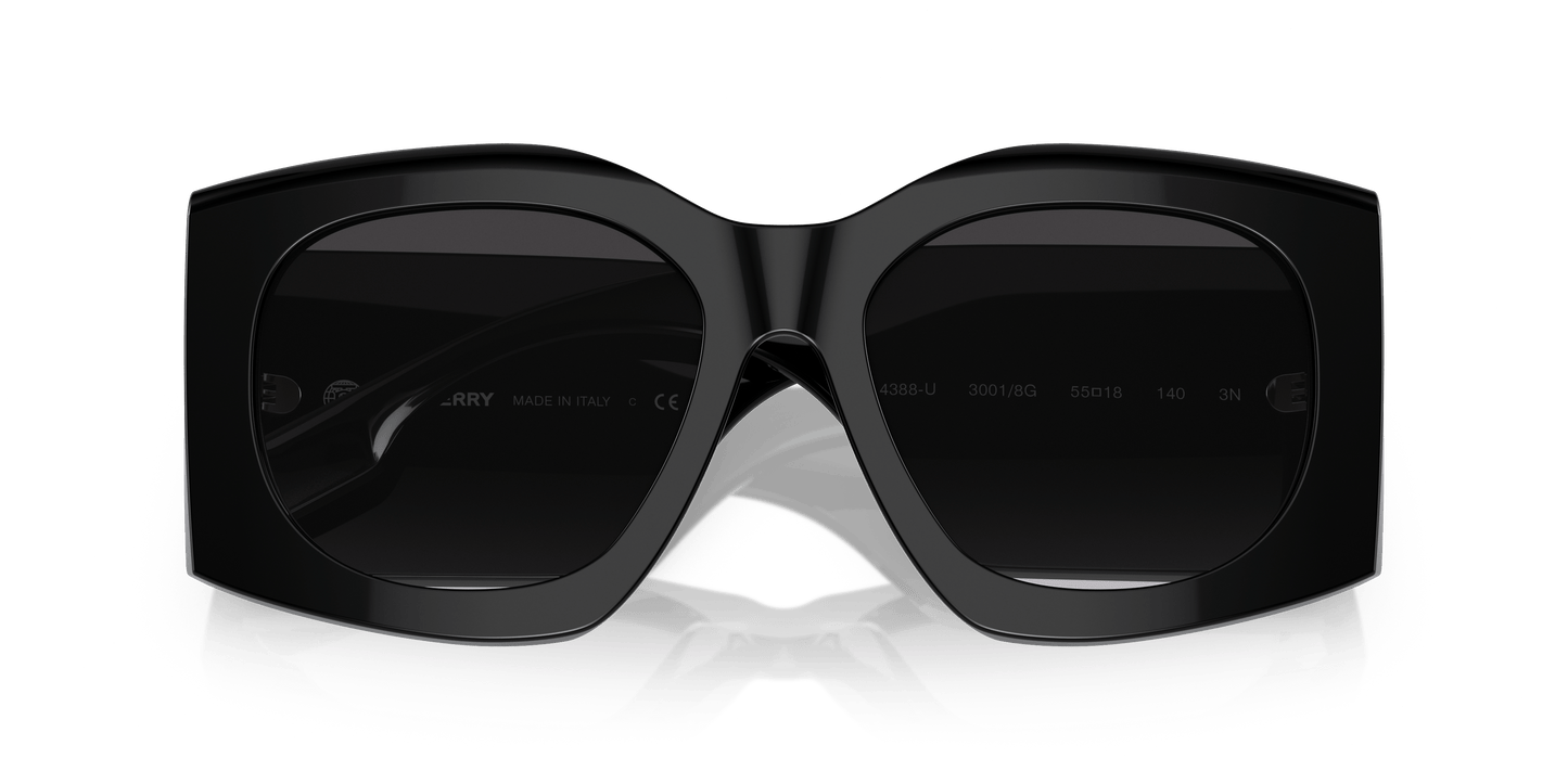 Burberry Sunglasses in Black-Grey | BURBERRY BE4388U Madeline Black-Grey Gradient