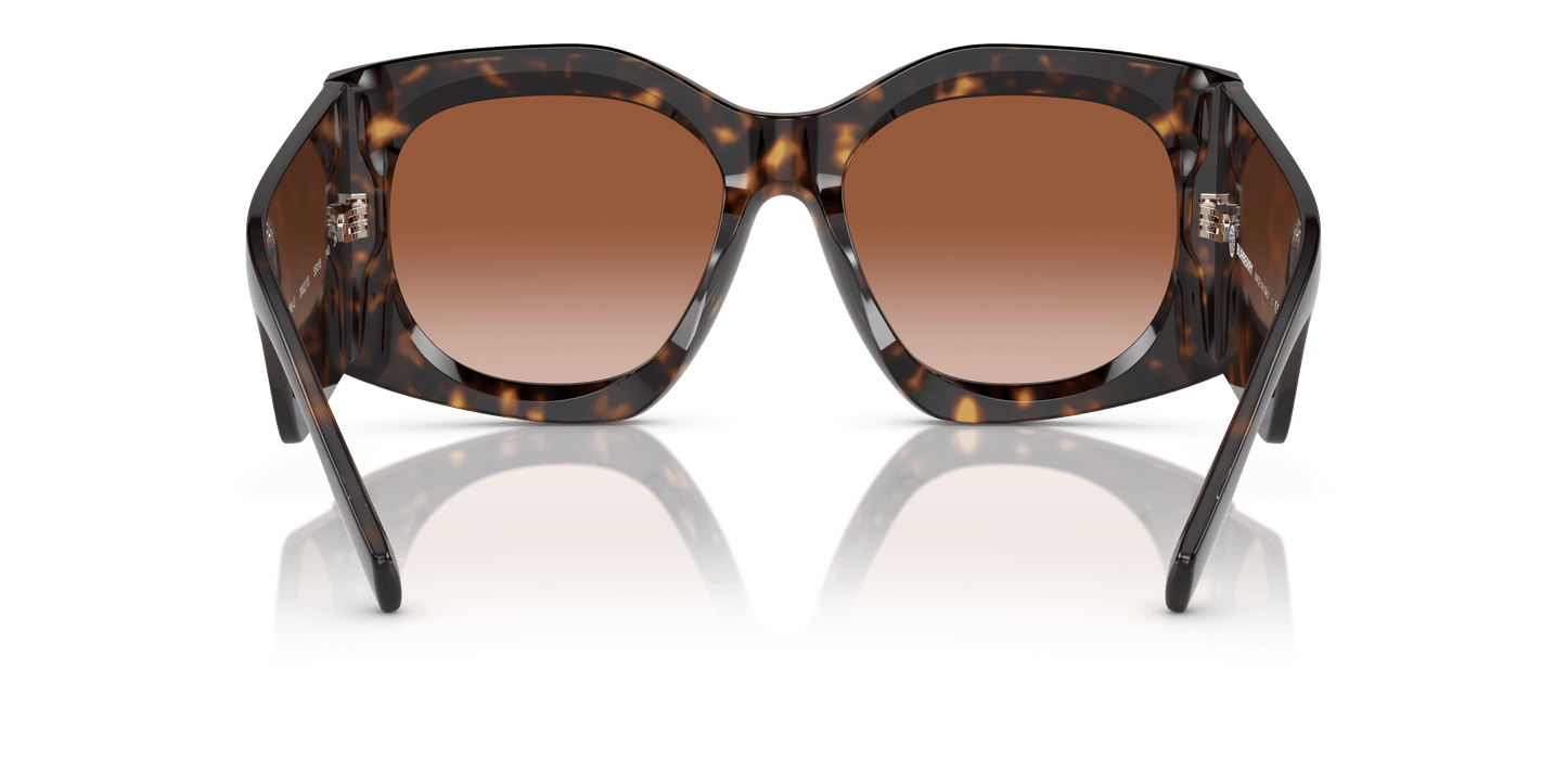 Burberry Sunglasses Dark Havana Brown | BURBERRY BE4388U Madeline Dark Havana-Brown Gradient