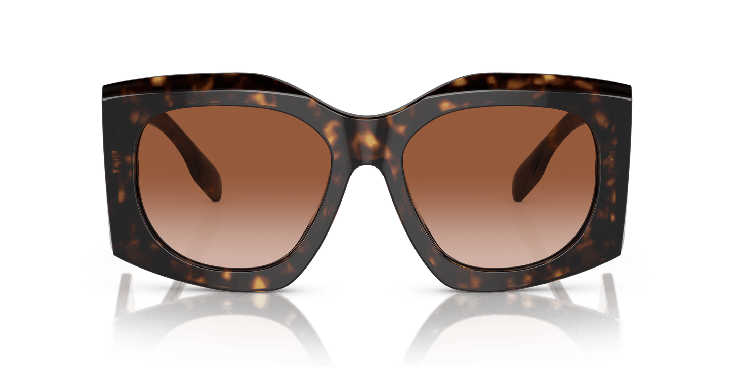 Burberry Sunglasses Dark Havana Brown | BURBERRY BE4388U Madeline Dark Havana-Brown Gradient