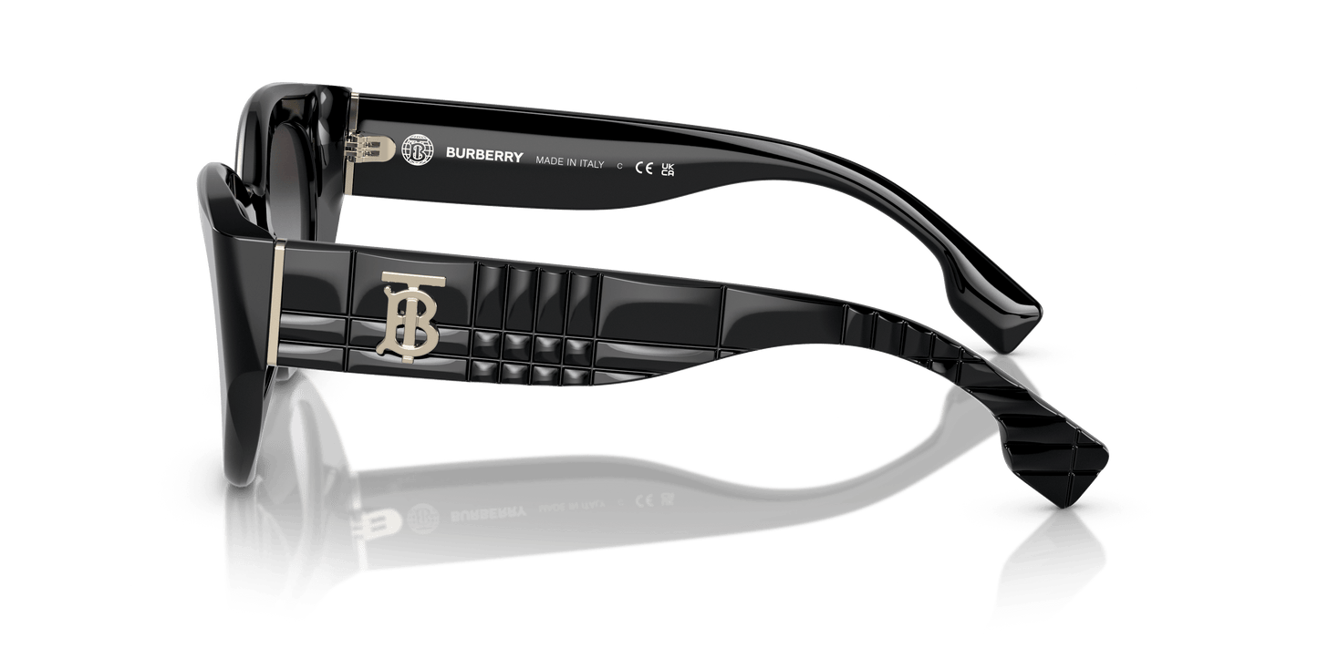 משקפי שמש בורברי שחור-אפור שיפוע | BURBERRY BE4390 Meadow Black-Grey Gradient