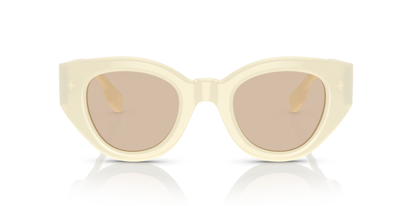 משקפי שמש בורברי אייבורי-חום בהיר | BURBERRY BE4390 Meadow Ivory-Light Brown