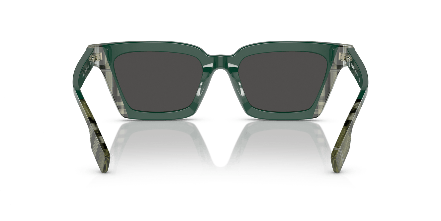 משקפי שמש בורברי ירוק/צ'ק ירוק-אפור כהה | BURBERRY BE4392U Briar Green/Check Green-Dark Grey