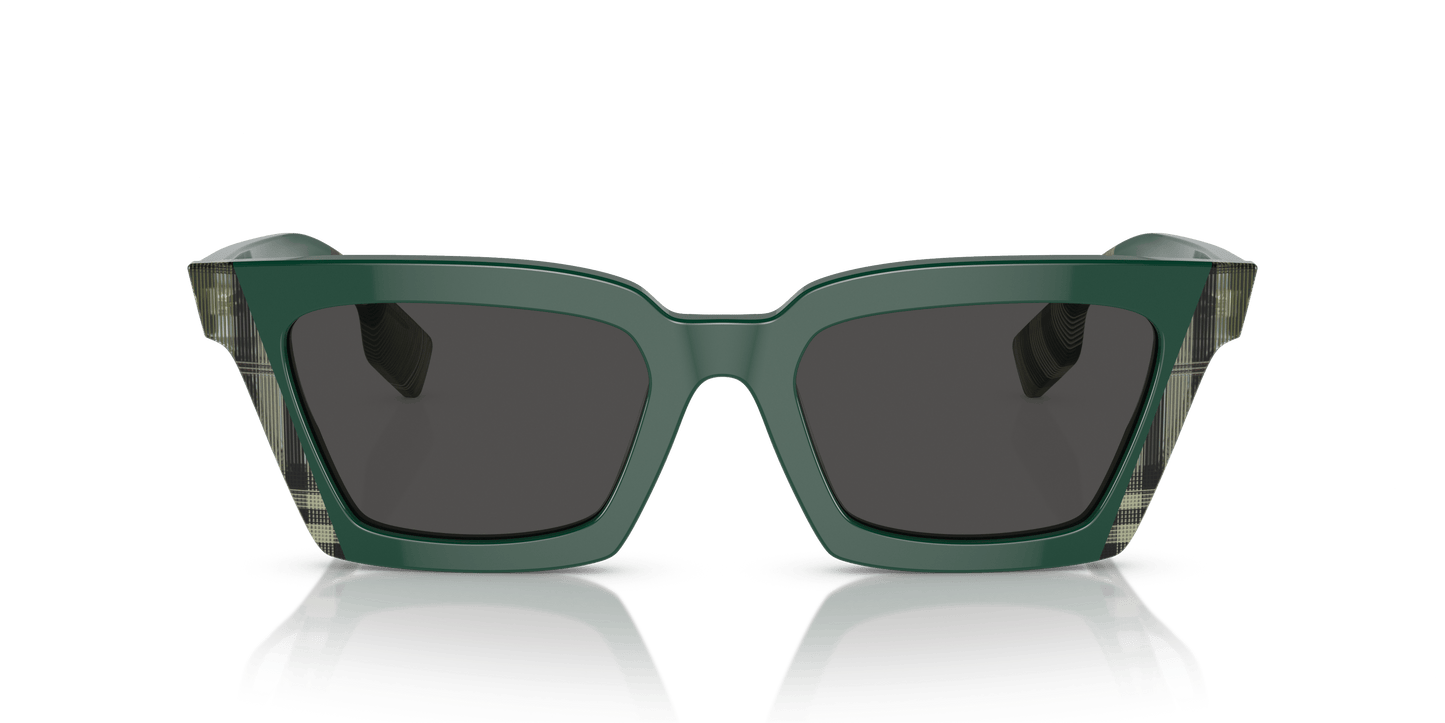 משקפי שמש בורברי ירוק/צ'ק ירוק-אפור כהה | BURBERRY BE4392U Briar Green/Check Green-Dark Grey