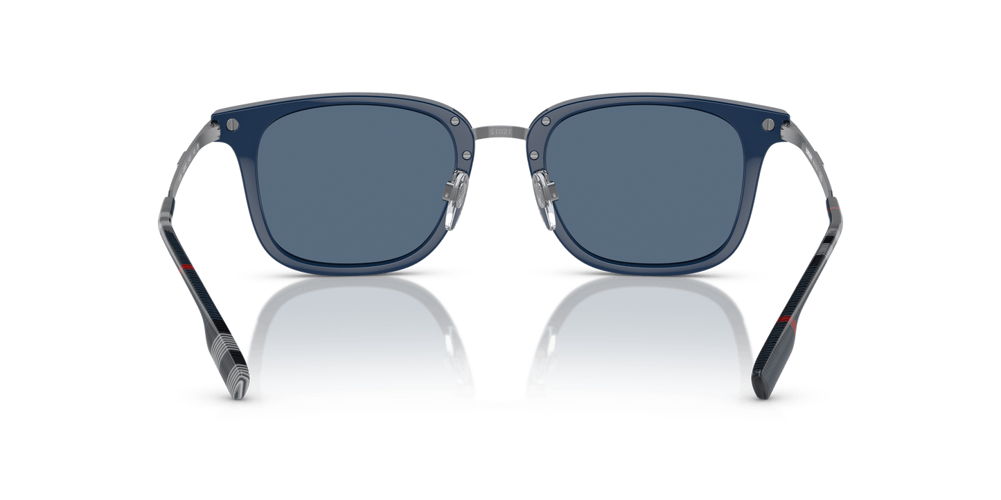 משקפי שמש בורברי כחול-כחול כהה | BURBERRY BE4395 Peter Blue-Dark Blue