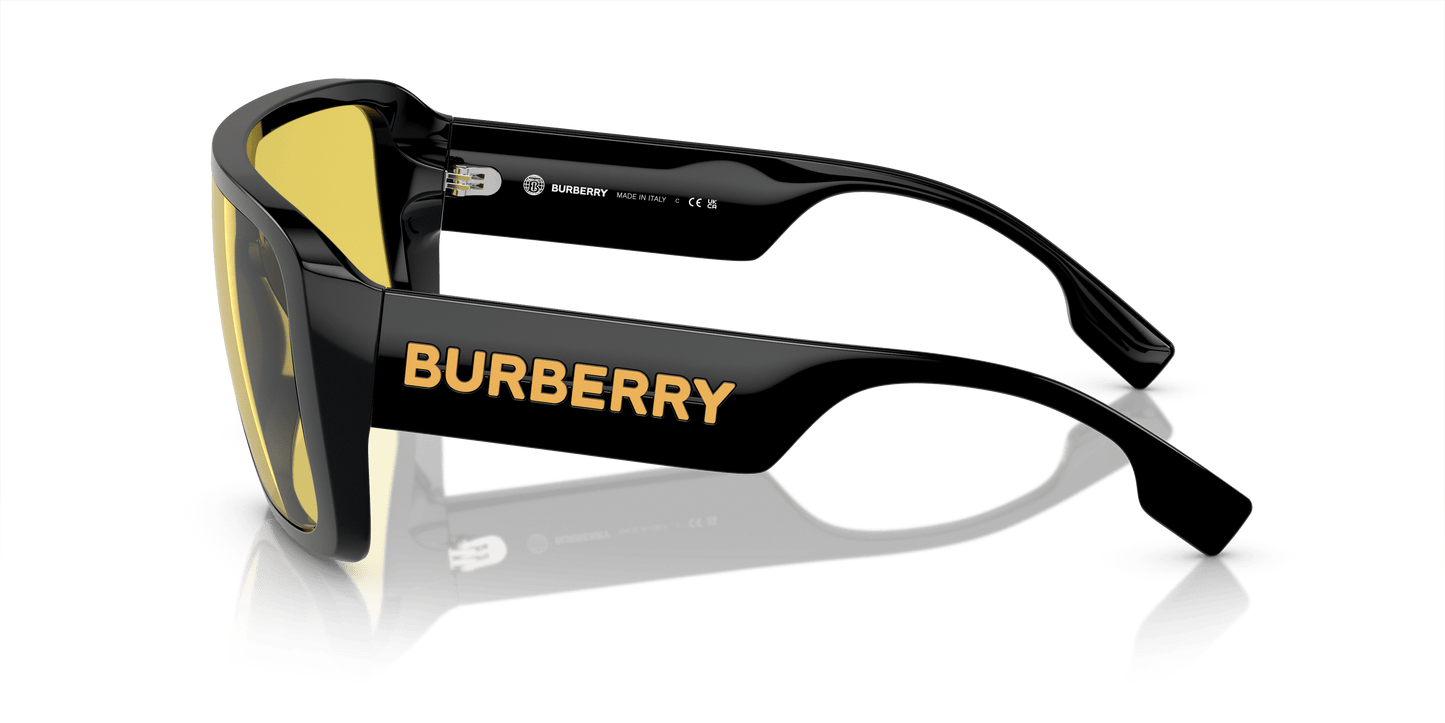 משקפי שמש בורברי שחור-צהוב | BURBERRY BE4401U Black-Yellow