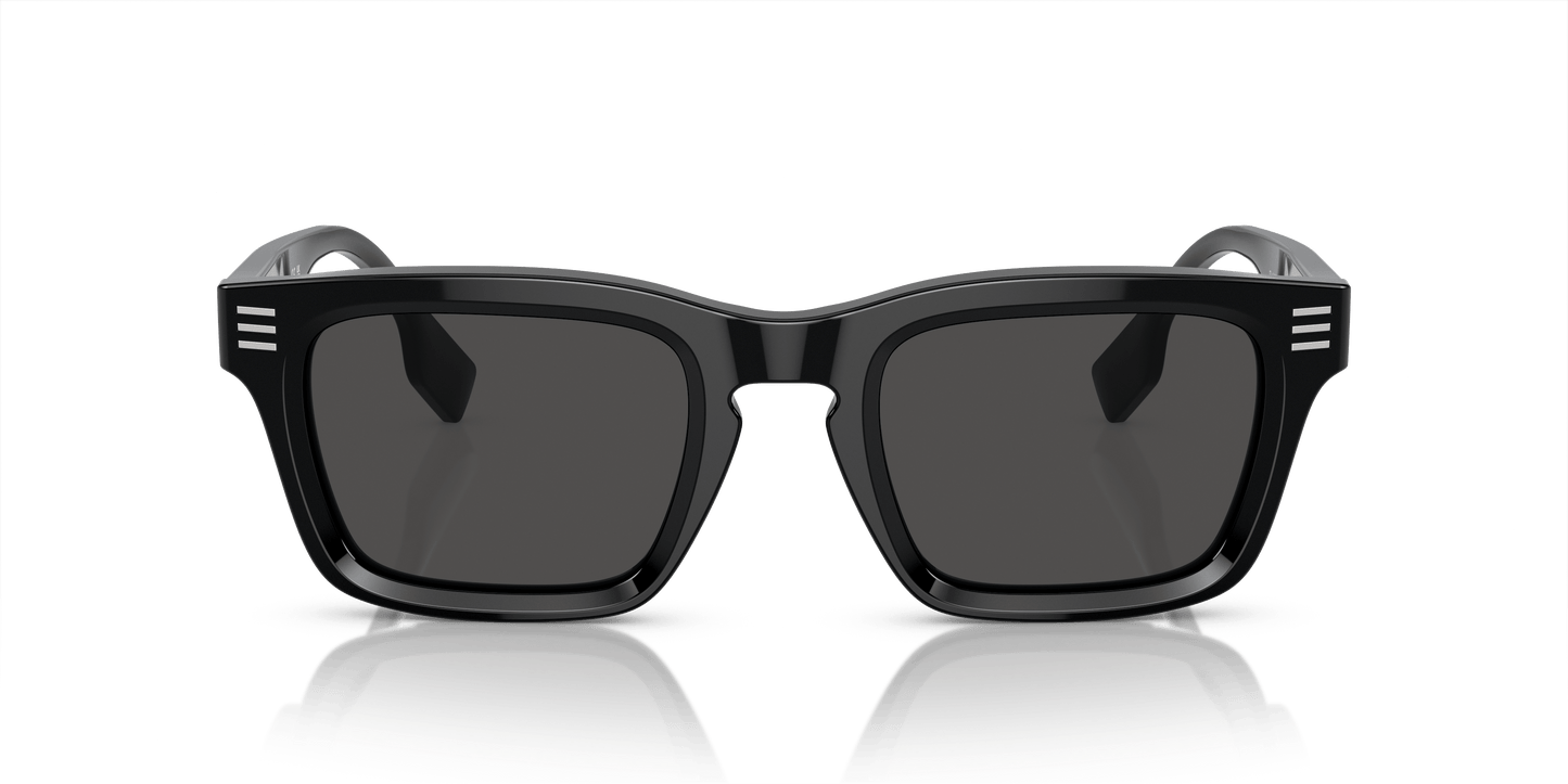 משקפי שמש בורברי שחור-אפור כהה | BURBERRY BE4403 Black-Dark Grey