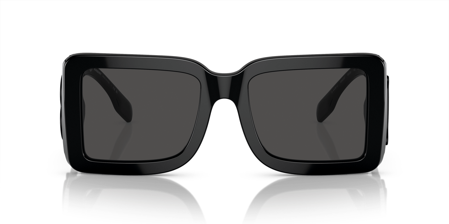 משקפי שמש בורברי שחור-אפור כהה | BURBERRY BE4406U Black-Dark Grey