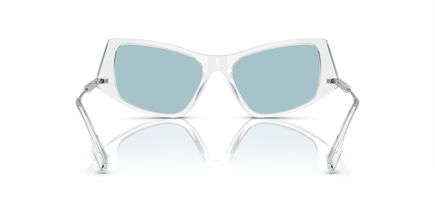 משקפי שמש של ברברי תכלת שקוף-קל | BURBERRY BE4408 Transparent-Light Azure