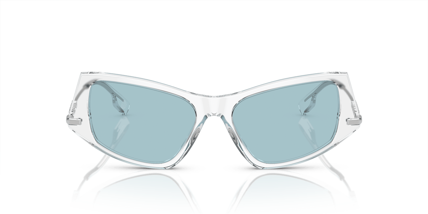 משקפי שמש של ברברי תכלת שקוף-קל | BURBERRY BE4408 Transparent-Light Azure