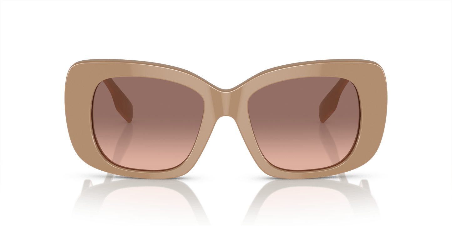 משקפי שמש של ברברי צבע בז'-ורוד חום כהה | BURBERRY BE4410 Beige-Pink Gradient Dark Brown