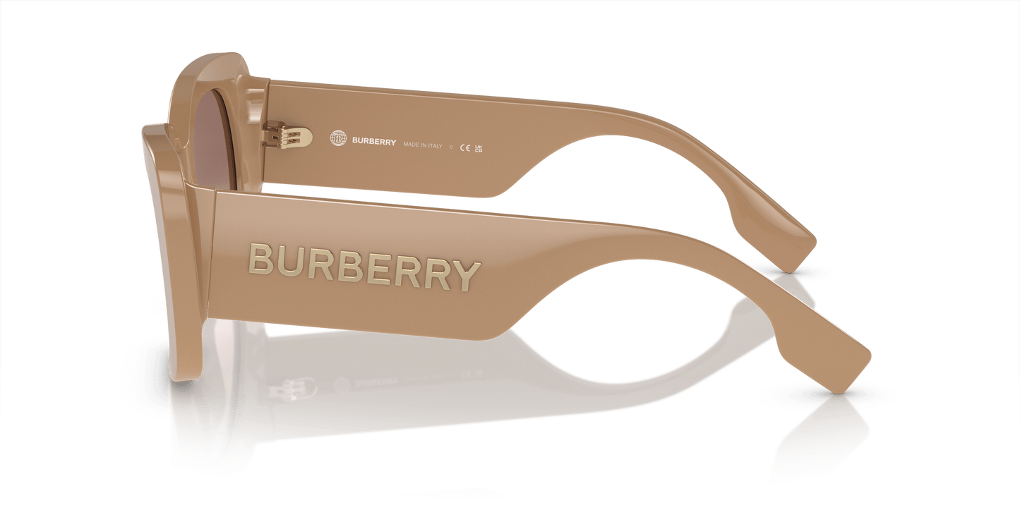 משקפי שמש של ברברי צבע בז'-ורוד חום כהה | BURBERRY BE4410 Beige-Pink Gradient Dark Brown