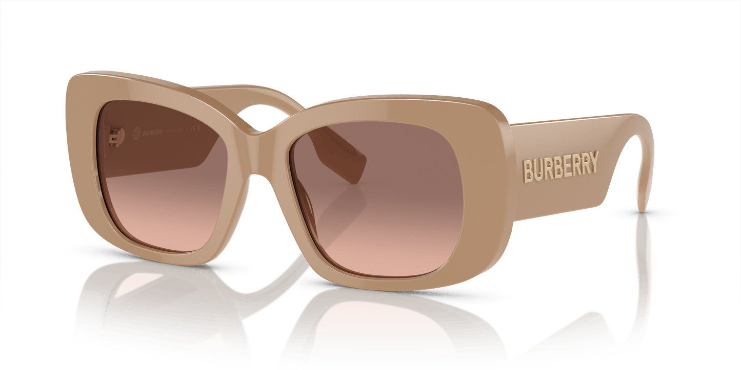 משקפי שמש של ברברי צבע בז'-ורוד חום כהה | BURBERRY BE4410 Beige-Pink Gradient Dark Brown