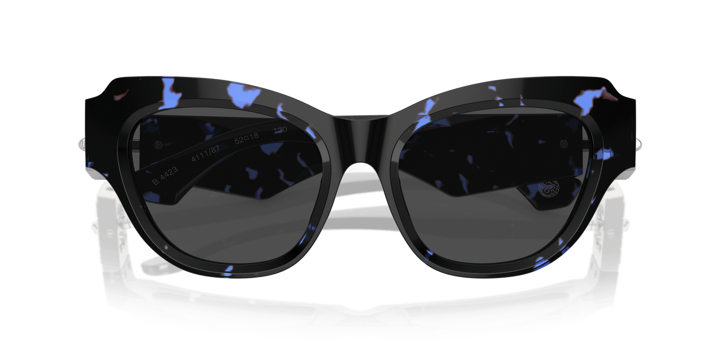 משקפי שמש של בורברי כחול הוואנה-אפור כהה | BURBERRY BE4423 Blue Havana-Dark Grey