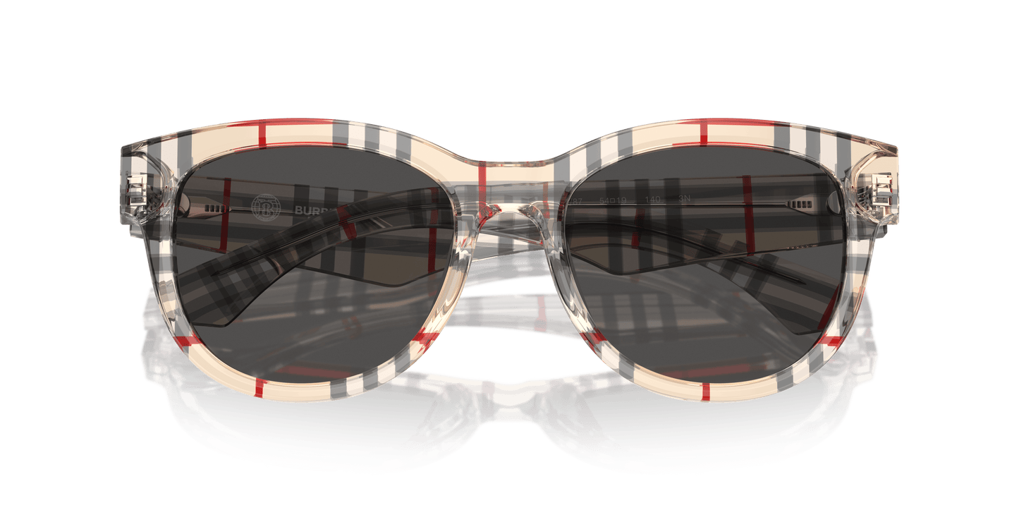 Burberry Vintage Sunglasses in Dark Grey | BURBERRY BE4432U Vintage Check-Dark Grey