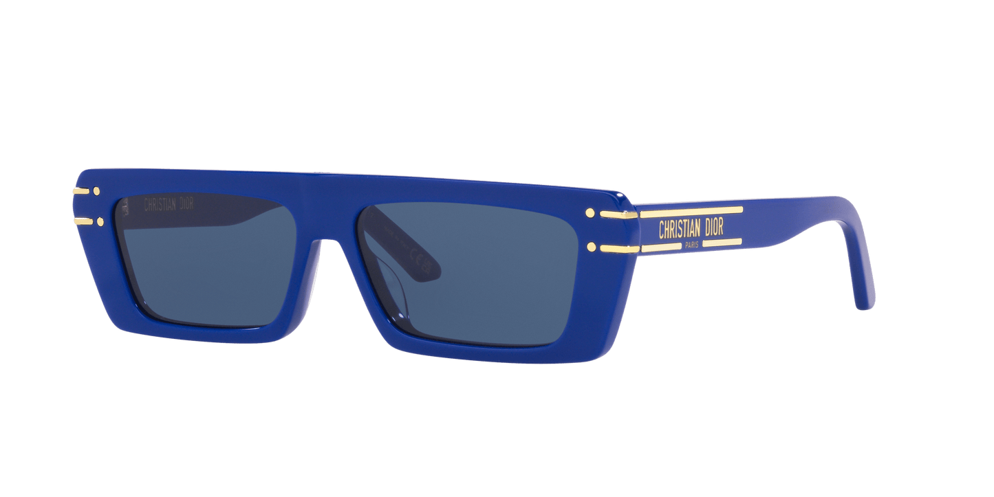 משקפי שמש של דיור כחול מבריק-כחול | Dior DiorSignature S2U Blue Shiny-Blue