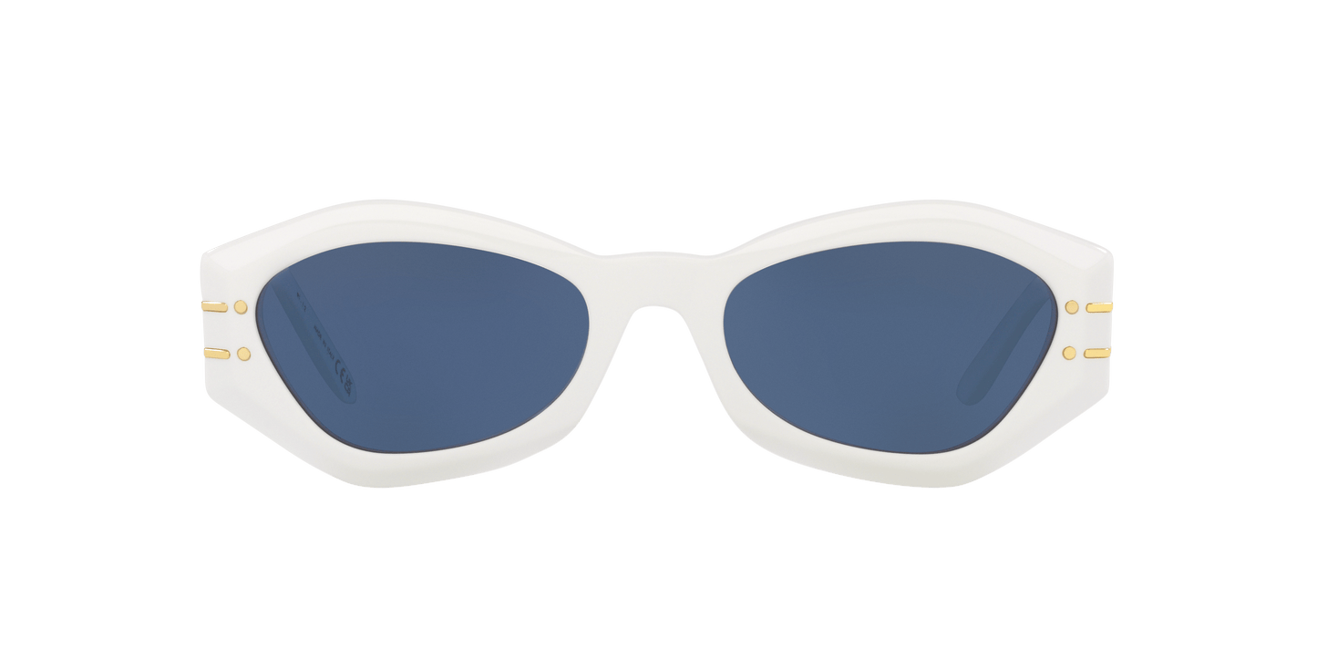 משקפי שמש של דיור לבן כחול | Dior DiorSignature B1U White-Blue