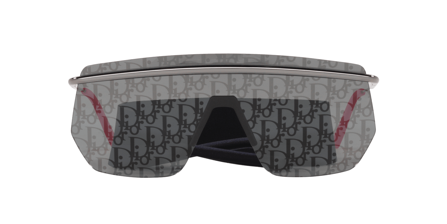Dior DiorMotion M2I Gunmetal Shiny-Grey Mirror Sunglasses | Dior DiorMotion M2I Gunmetal Shiny-Grey Mirror
