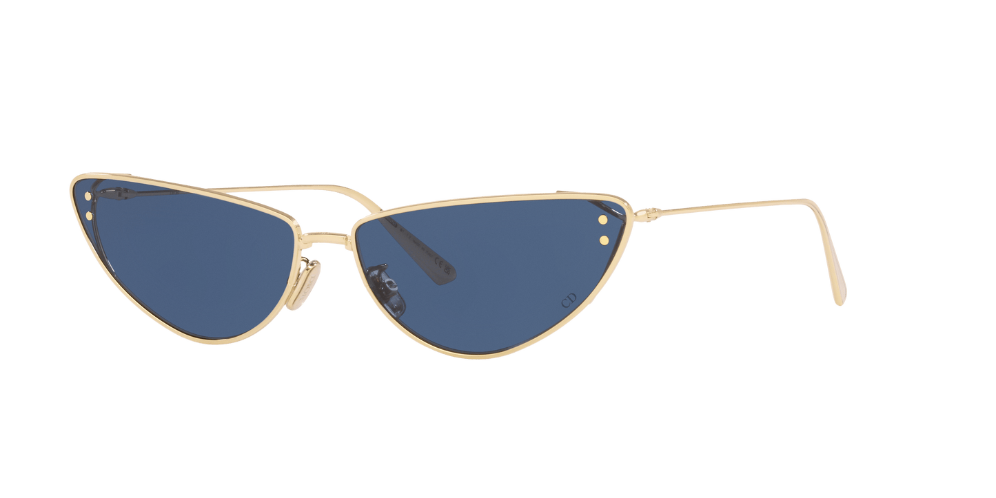 משקפי שמש של דיור זהב מבריק-כחול | Dior MissDior B1U Gold Shiny-Blue