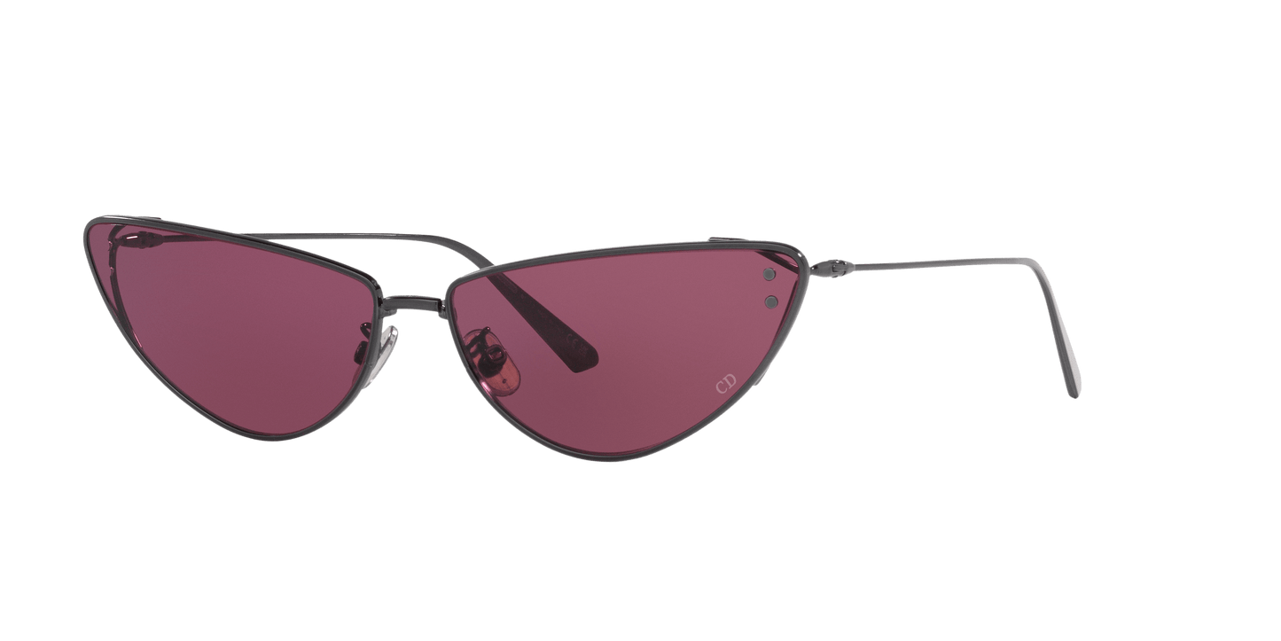 משקפי שמש של דיור אקדח-מתכת בורדו-מבריק | Dior MissDior B1U Gunmetal Shiny-Bordeaux