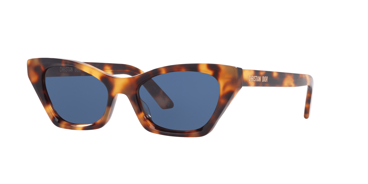 משקפי שמש של דיור צב בלונד-כחול | Dior DiorMidnight B1 Tortoise Blonde-Blue