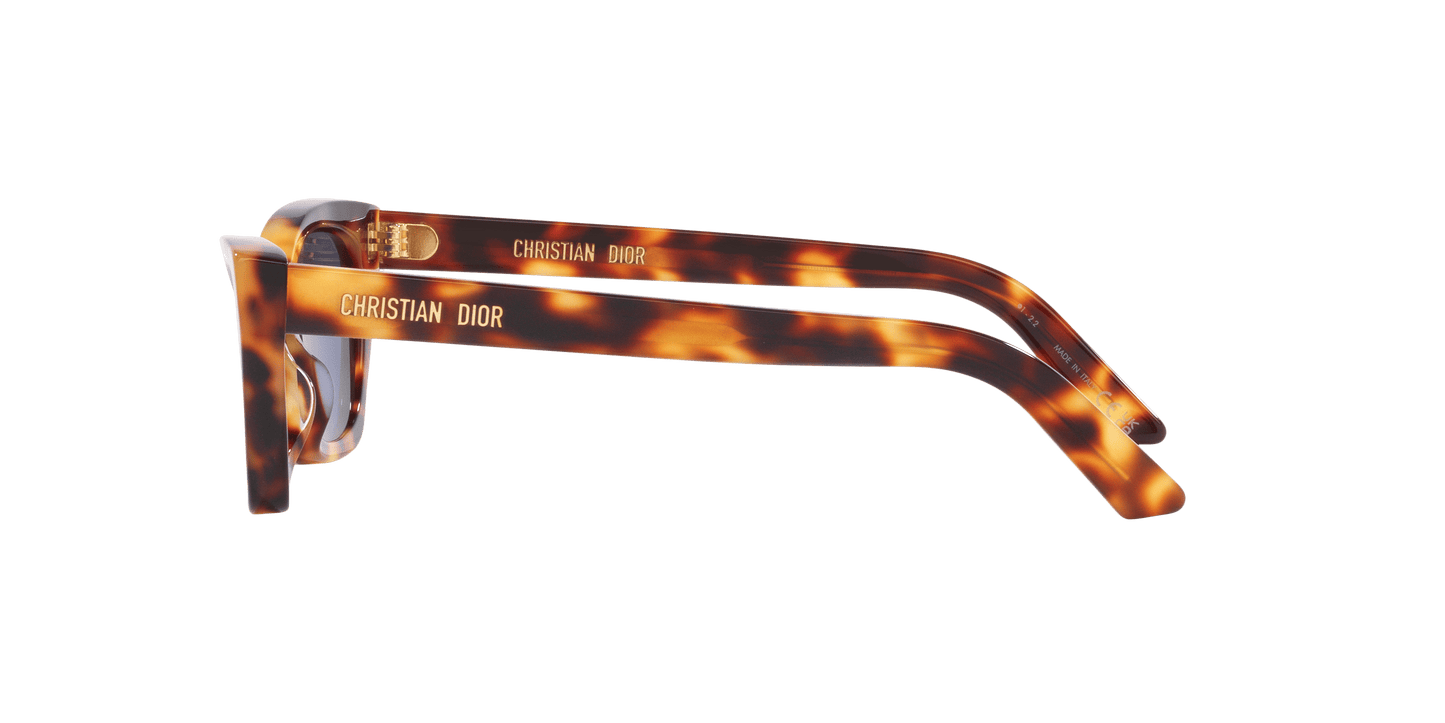 משקפי שמש של דיור צב בלונד-כחול | Dior DiorMidnight B1 Tortoise Blonde-Blue