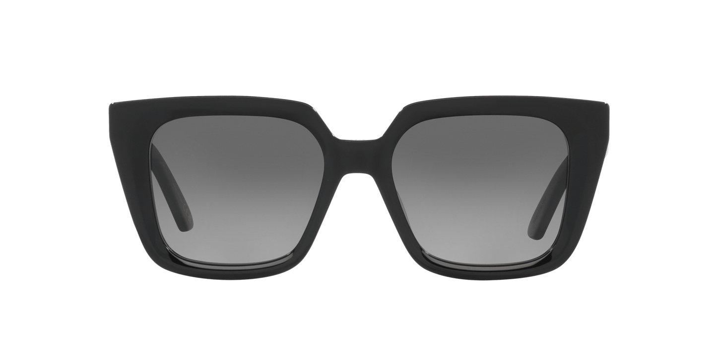 משקפי שמש של דיור שחור מבריק-עשן | Dior DiorMidnight S1 Black Shiny-Smoke