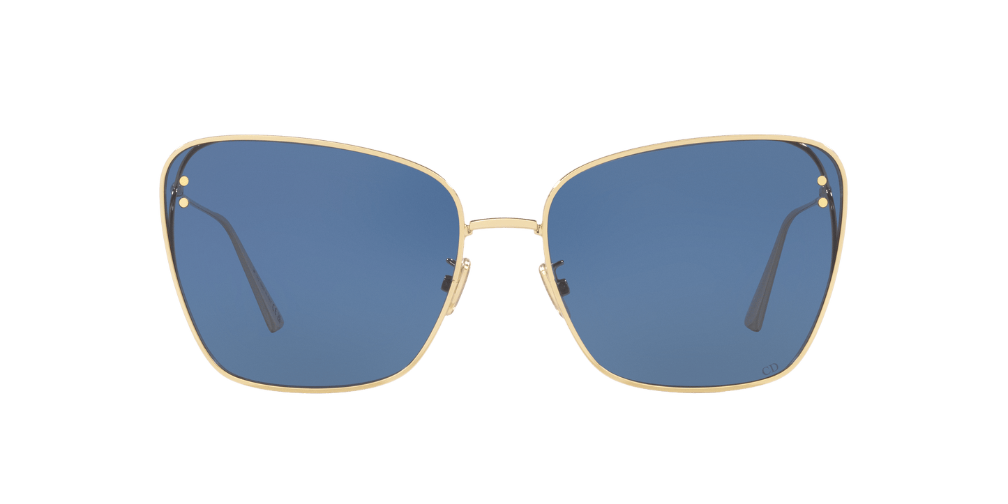 משקפי שמש של דיור זהב מבריק-כחול | Dior MissDior B2U Gold Shiny-Blue