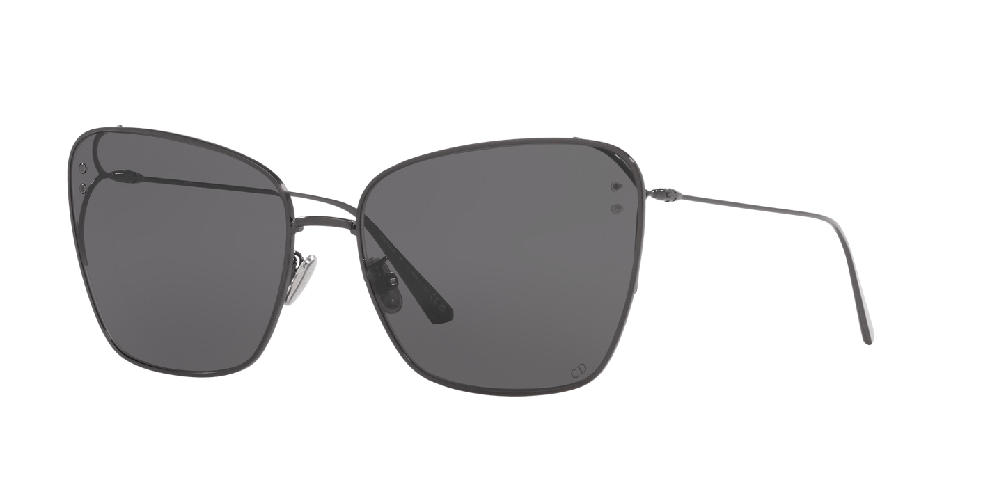 משקפי שמש של דיור מטאל מבריק-אפור | Dior MissDior B2U Gunmetal Shiny-Grey