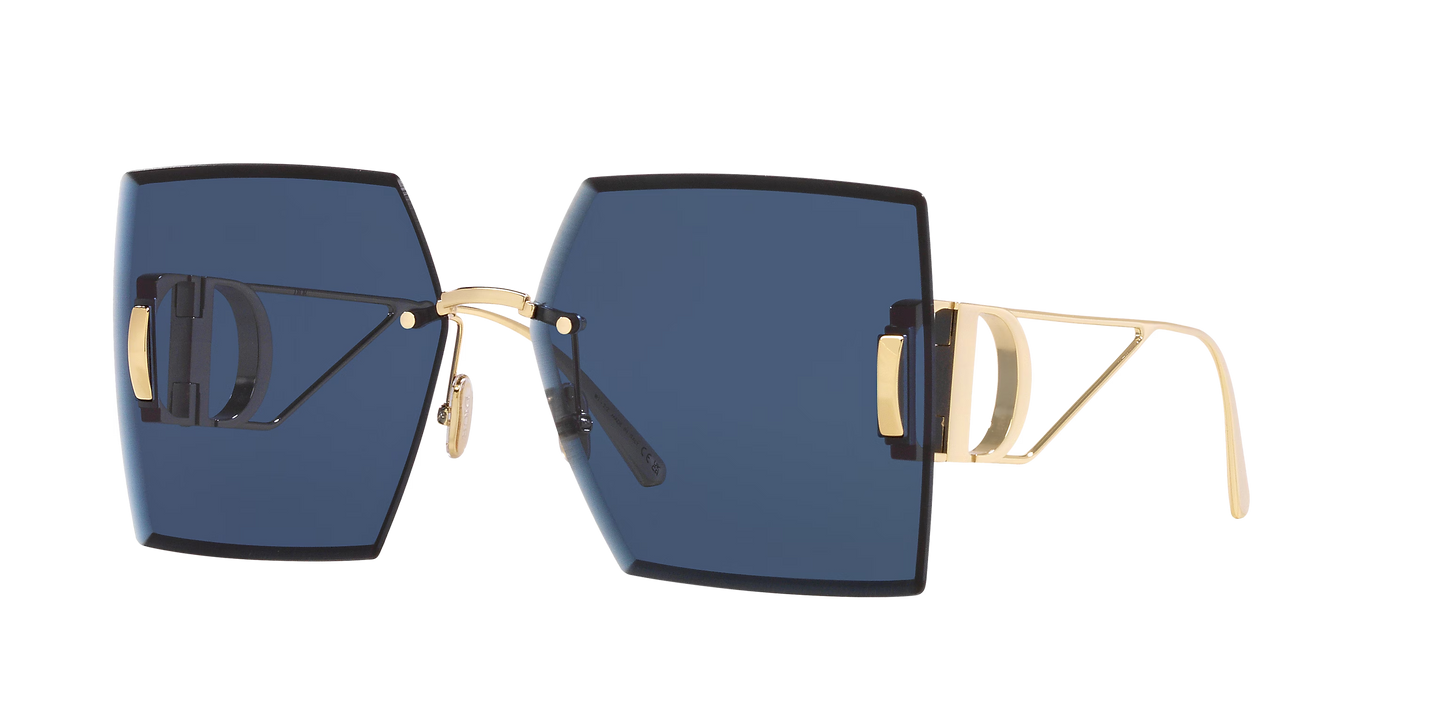 משקפי שמש של דיור זהב-כחול | Dior 30Montaigne S7U Gold-Blue