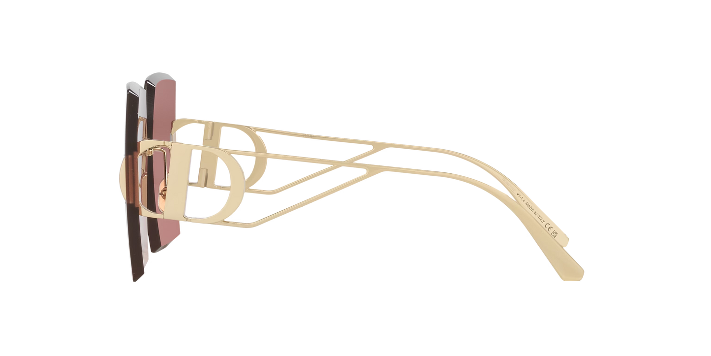 משקפי שמש של דיור זהב-חום | Dior CD40101U Gold-Brown