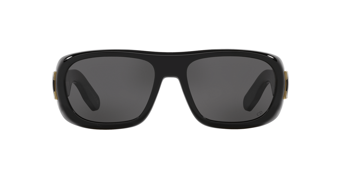 משקפי שמש של דיור עשן שחור | Dior Lady9522S1I Black-Smoke