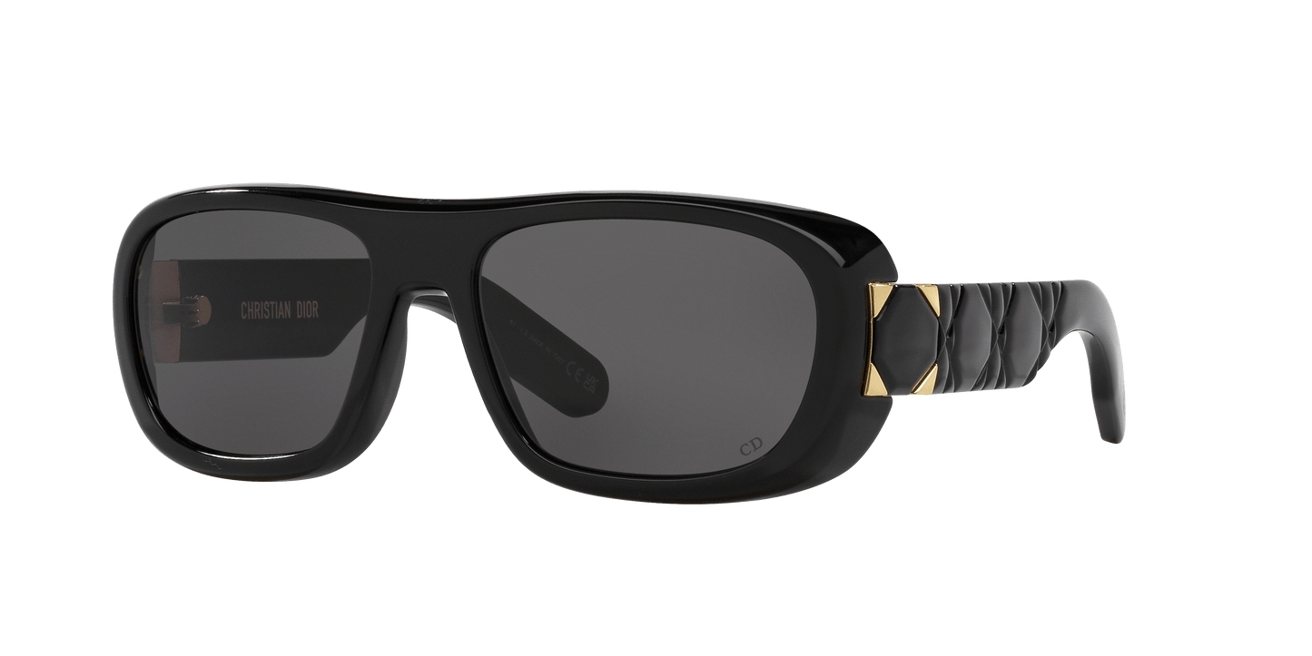 משקפי שמש של דיור עשן שחור | Dior Lady9522S1I Black-Smoke