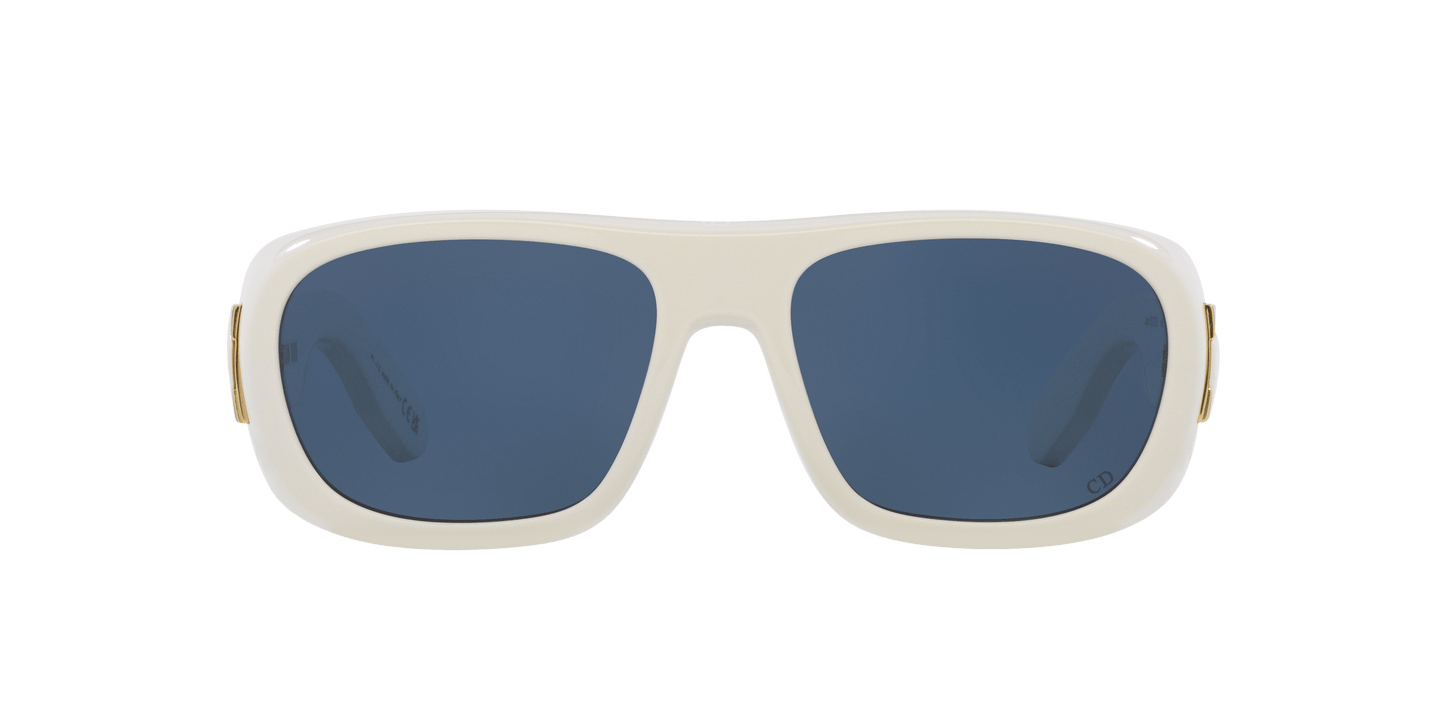 משקפי שמש של דיור שנהב-כחול | Dior Lady9522S1I Ivory-Blue