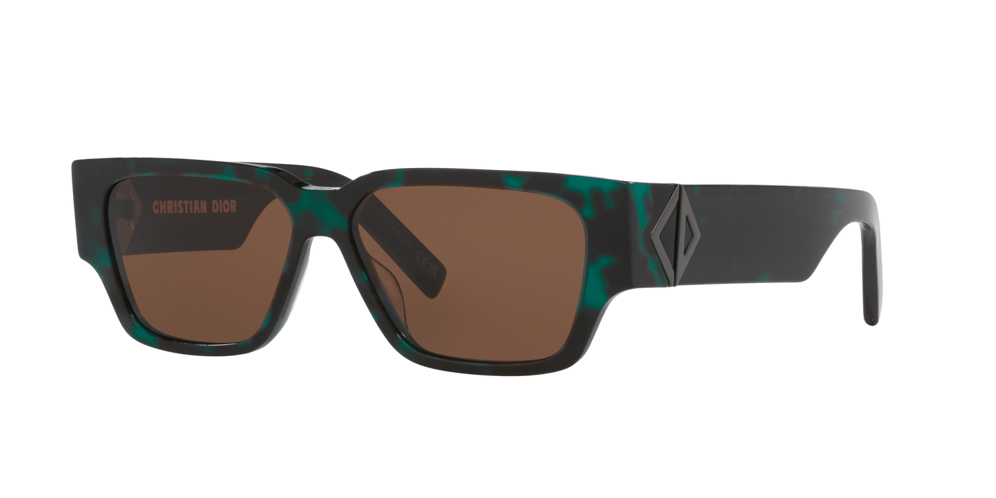 משקפי שמש של דיור צב-חום | Dior CD Diamond S5I Tortoise-Brown
