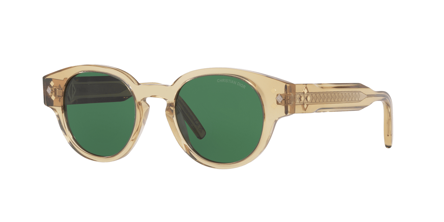 משקפי שמש של דיור חום-ירוק | Dior CD Diamond R2I Brown-Green